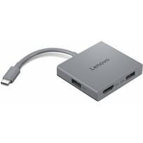 Lenovo LENOVO USB-C 4 in 1 travel hub Gen2 Black | GX91R64790 | 0195892113034