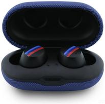 Bezprzewodowe słuchawki dokanałowe Bluetooth TWS BMW M Metal Logo ENC niebieski | BMW966 | 3666339593865