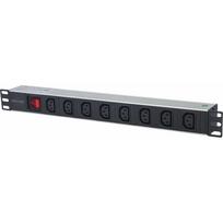 Intellinet Power strip rack 19 1U 110V-250V/10A 8x C13 | 163620 | 0766623163620