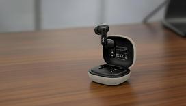 Słuchawki Bluetooth TWS BMW Leather Metal Logo ENC taupe | BMW964 | 3666339593834