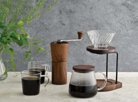 Hario Hario - drip szklany V60-02 Walnut | 2501010151 | 4977642724020