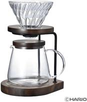 Hario Drip Stand Set Walnut - dripper z podstawą | 2509000165 | 4977642027008