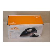 ETA SALE OUT.  127690000 Kiara Iron, Ceramic, 2200 W, Water tank 220 ml, Black |  | Iron | Kiara 127690000 | Cordless Steam Iron | 2200 W | Water tank capacity 220 ml | Continuous steam 40 g/min | Steam boost performance 90 g/min | Black | DA | ETA127690000SO | 2000001255391