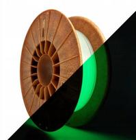 3D plastikas PET-G sviecianti tamsoje zaliai 1.75mm 0.5kg Rosa3D | PETG-GlowG-175-05-RO | 5907753132079