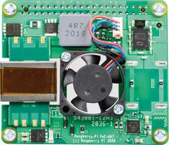 Raspberry Pi Moduł rozszerzający PoE+ Hat Raspberry Pi 3B+/4 (RB-poehead3) | RB-poehead3 | 0633696492820