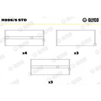 Alkūninio veleno pagrindiniai guoliai GLYCO H996/5 STD