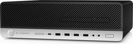 T1A - HP EliteDesk 800 G4 Refurbished i5-8500 8GB 256GB Win10 Pro SFF PC Black, Silver