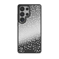 Lush Meadows - Floral Samsung Galaxy S25 Ultra Case, Elite Mirror (Magnetic) / Gunmetal