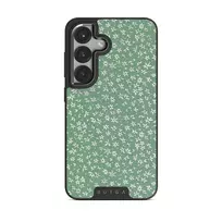 Lush Meadows - Floral Samsung Galaxy S25 Plus Case, Elite Dark (Magnetic) / Gunmetal