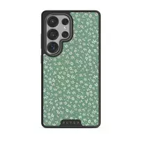 Lush Meadows - Floral Samsung Galaxy S25 Ultra Case, Elite Dark (Magnetic) / Gunmetal