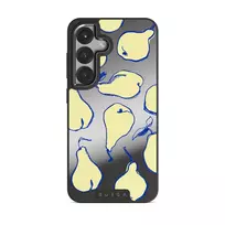 Pear Crush - Samsung Galaxy S25 Plus Case, Elite Mirror (Magnetic) / Gunmetal
