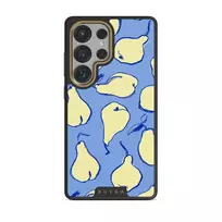 Pear Crush - Samsung Galaxy S25 Ultra Case, Elite Dark (Magnetic) / Gold
