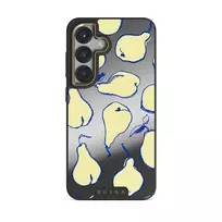 Pear Crush - Samsung Galaxy S25 Plus Case, Elite Mirror (Magnetic) / Gold