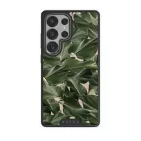 So Lush - Bannana Leaves Samsung Galaxy S25 Ultra Case, Elite Dark (Magnetic) / Gunmetal