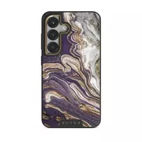 Nostalgia Feeling - Samsung Galaxy S25 Case, Elite Dark (Magnetic) / Gold