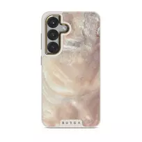 Serene Sunset - Chic Samsung Galaxy S25 Plus Case, Elite Light (Magnetic) / Gold
