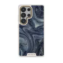 Navy Trench - Blue Samsung Galaxy S25 Ultra Case, Elite Light (Magnetic) / Gold