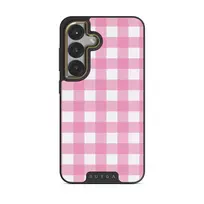 Think Pink - Samsung Galaxy S25 Case, Elite Dark (Magnetic) / Gold