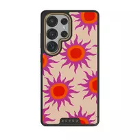 Sunset Glow - Samsung Galaxy S25 Ultra Case, Elite Dark (Magnetic) / Gold