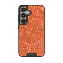Vintage Edition - Spots Samsung Galaxy S25 Case, Elite Dark (Magnetic) / Gold