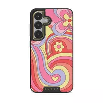 Roller Disco - Samsung Galaxy S25 Case, Elite Dark (Magnetic) / Gold
