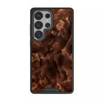 Toasted Chestnut - Brown Samsung Galaxy S25 Ultra Case, Elite Dark (Magnetic) / Gunmetal