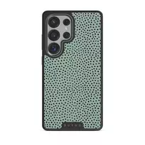 Mint Gelato - Dots Samsung Galaxy S25 Ultra Case, Elite Dark (Magnetic) / Gunmetal