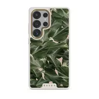 So Lush - Bannana Leaves Samsung Galaxy S25 Ultra Case, Elite Light (Magnetic) / Gold