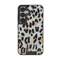 Baby Leo - Leopard Samsung Galaxy S25 Plus Case, Elite Dark (Magnetic) / Gunmetal