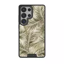 Happy Place - Palm Samsung Galaxy S25 Ultra Case, Elite Dark (Magnetic) / Gunmetal