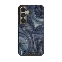 Navy Trench - Blue Samsung Galaxy S25 Plus Case, Elite Dark (Magnetic) / Gold