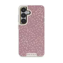 Hot Cocoa - Spotted Samsung Galaxy S25 Plus Case, Elite Light (Magnetic) / Gold