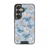 Give Me Butterflies - Samsung Galaxy S25 Plus Case, Elite Dark (Magnetic) / Gold