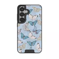 Give Me Butterflies - Samsung Galaxy S25 Case, Elite Dark (Magnetic) / Gunmetal
