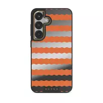Papaya - Samsung Galaxy S25 Case, Elite Mirror (Magnetic) / Gold