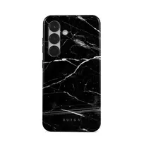 Noir Origin - Black Marble Samsung Galaxy S25 Case, Tough (Magnetic) / N/A