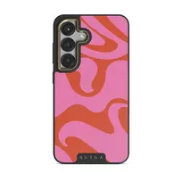 Ride The Wave - Samsung Galaxy S25 Case, Elite Dark (Magnetic) / Gold