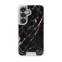 Rose Gold Marble - Samsung Galaxy S25 Case, Elite Light (Magnetic) / Gold