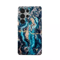 Mystic River - Blue Marble Samsung Galaxy S25 Ultra Case, Tough (Magnetic) / N/A