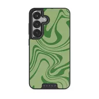 Funky Sensation - Samsung Galaxy S25 Case, Elite Dark (Magnetic) / Gunmetal