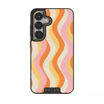Flower Power - Samsung Galaxy S25 Case, Elite Dark (Magnetic) / Gold