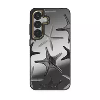 Midnight Ocean - Samsung Galaxy S25 Case, Elite Mirror (Magnetic) / Gold