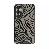 Black Sand - Samsung Galaxy S25 Case, Elite Dark (Magnetic) / Gold