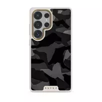 Night Black Camouflage - Samsung Galaxy S25 Ultra Case, Elite Light (Magnetic) / Gold