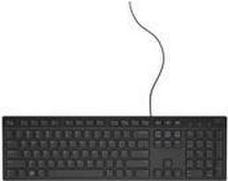 Dell KB216 - Tastatur - USB - QWERTY - Dänisch - Schwarz - für Inspiron 17R 57XX, 17R 7720, Latitude 7400 2-in-1, D630, OptiPlex 50XX, 5250, 90XX (580-ADGX)