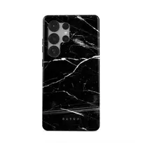 Noir Origin - Black Marble Samsung Galaxy S25 Ultra Case, Tough (Magnetic) / N/A