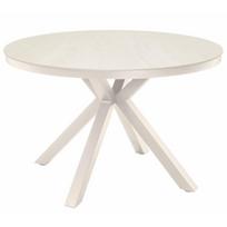 Apvalus stalas DAVOS  CREMA 118x74cm