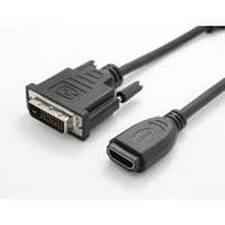 Value DVI/HDMI adapter cable DVI-D 24+1-pin plug, HDMI-A socket 0.15 m Black 12.99.3116 DVI cable