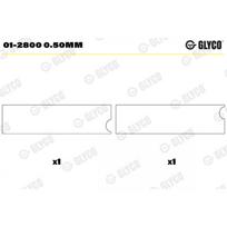 Švaistiklio didysis guolis (indėklas) GLYCO 01-2800 0.50mm