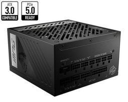MSI MPG A850G PCIE5 power supply, 850W, 24-pin ATX, Black